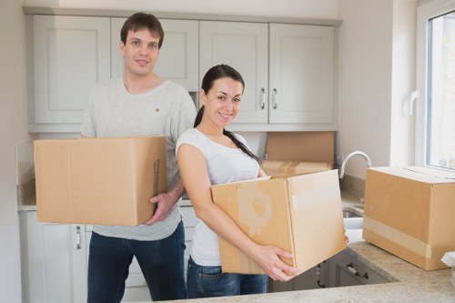 Business records sorted for secure storage in Chalkfarm